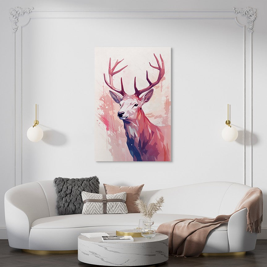 Elk Abstract Wall Art