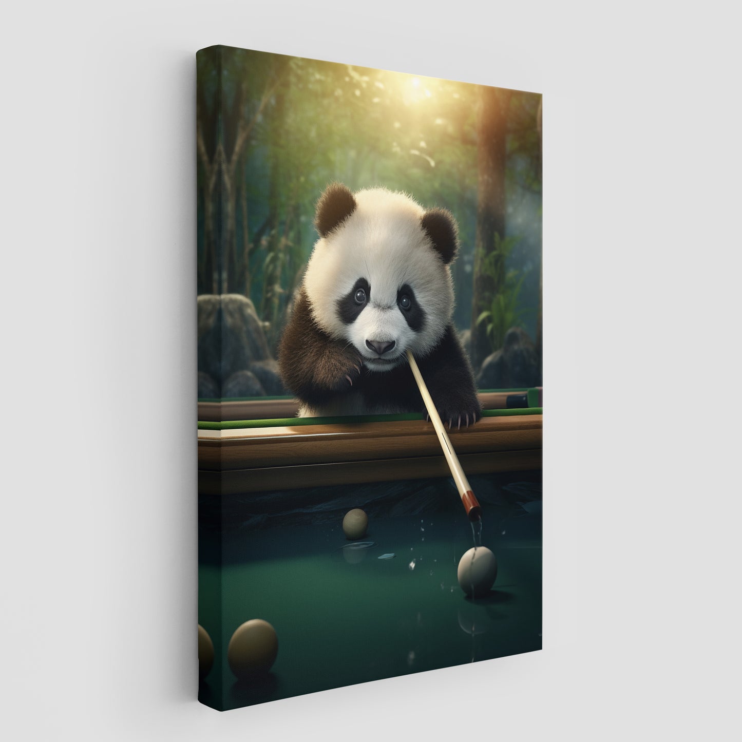 The Panda's Snooker Delight Wall Art